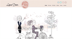 Desktop Screenshot of lauradovaweddings.com